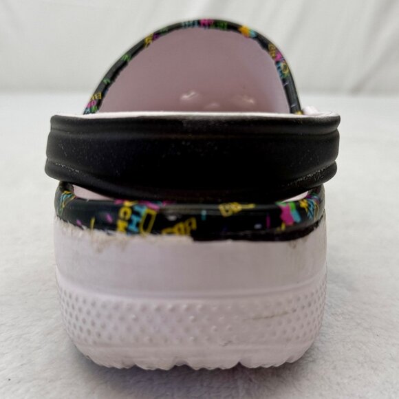 Crocs Sandals New Kids On The Block Edition Black White with NKOTB Croc Charms - Picture 6 of 10